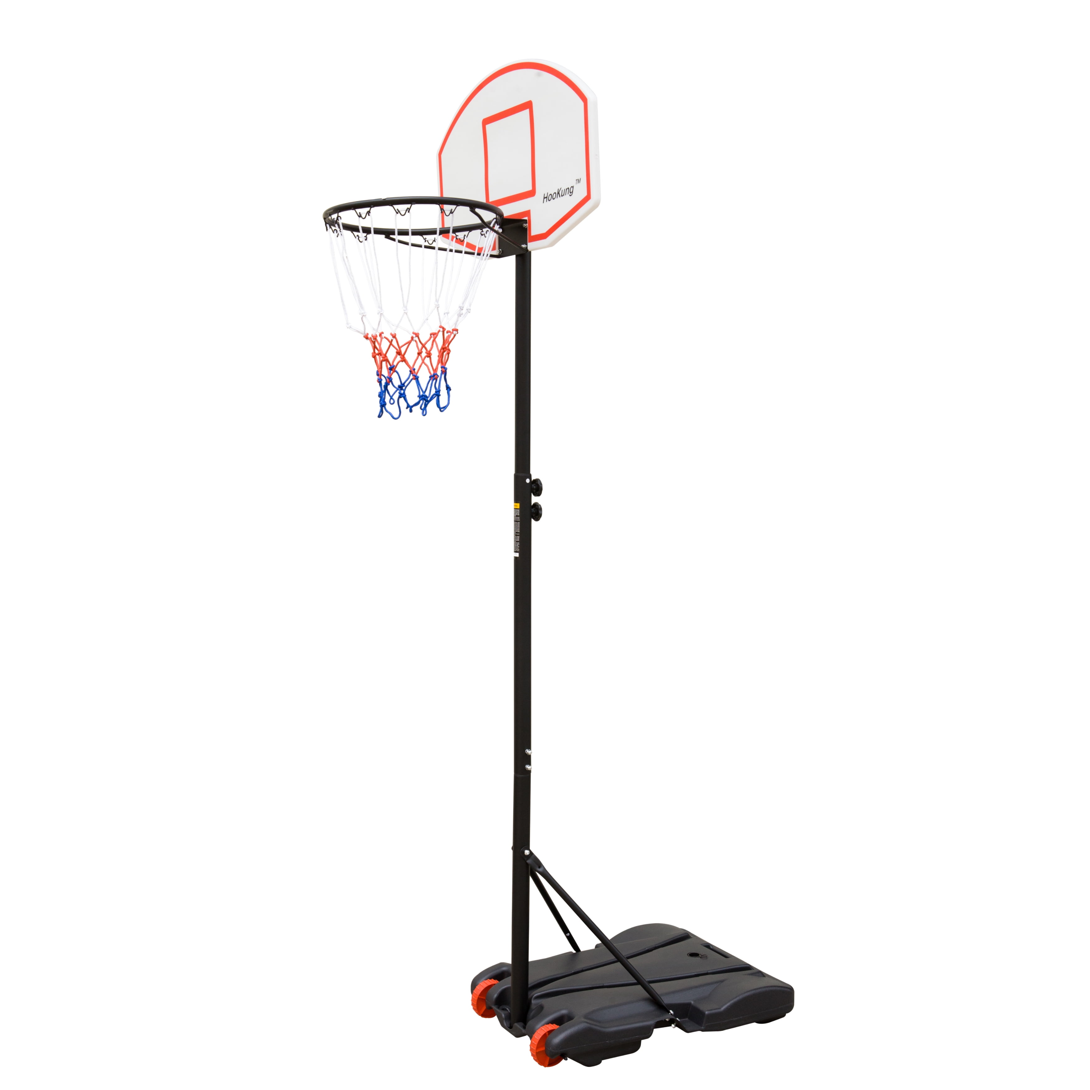 HooKung Portable Junior Basketball Hoop Stand Free with 28'' Backboard