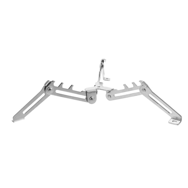Support de Réservoir de Gaz Pliable pour Camping en Plein Air Randonnée Cuisine Support Universel pour Cartouche Support de Cylindre de Gaz Argent