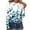 Blue, variant on IROINNID Womens Long Sleeve Tops Home Round Neck Printed Top T-Shirt Blouse,Gray