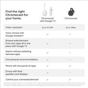 Google Chromecast Ultra Streaming Adapter with 4K Ultra HD Support