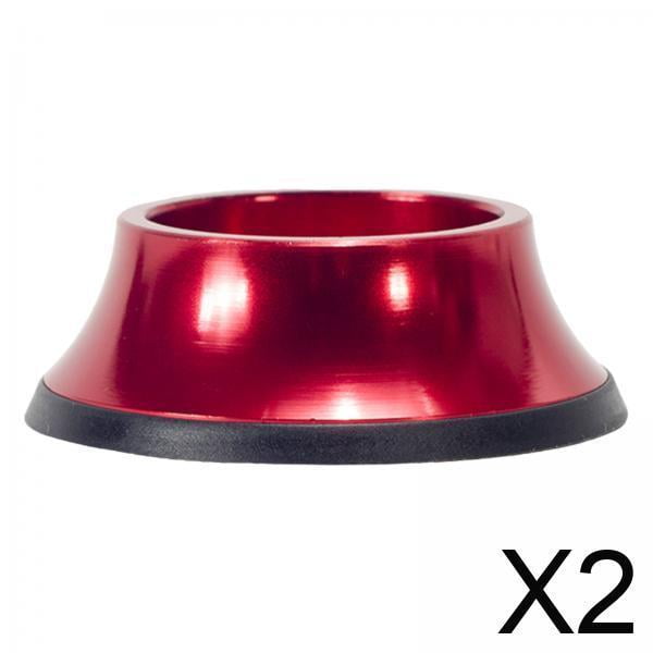 2 Arandelas Para Horquilla Delantera De Bicicleta Para Tubo De 28,6 Mm, Accesorio Para Ciclismo, Espaciador De Dirección Para Bicicleta, Color Rojo