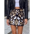 thumbnail image 4 of LMLYSoH Women's Summer Sequined Mini Skirt Casual Stylish Sparkly A Line Mid Rise Short Skirt, 4 of 9