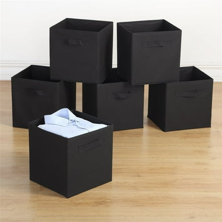 - Yosoo Storage Bins,6 Pack Collapsible Cloth Storage Baskets Durable Nonwoven Cube Basket Organizer Foldable Fabric Drawers