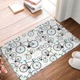 thumbnail image 6 of Bingfone Bicycle Door Mat 16"x24" Front Entrance Non-Slip Low Profile Washable for Entryway, 6 of 7