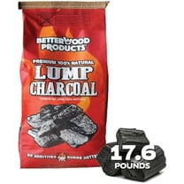 3317 100% All Natural Hardwood Lump Charcoal for Outdoor Grill and Smoker, 17.6 Pounds$$Garden & Patio