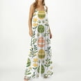 thumbnail image 3 of Dresfit Easter Rompers Women Backless 2026 Loose Fit Sleeveless Spaghetti Strap Fashion Holiday Plus Size Bunny Egg Graphic Clothes Light Green M, 3 of 5