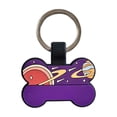 thumbnail image 2 of Placas de identificación personalizadas para mascotas: placas de identificación silenciosas de silicona ligera con grabado permanente para collar., 2 of 6