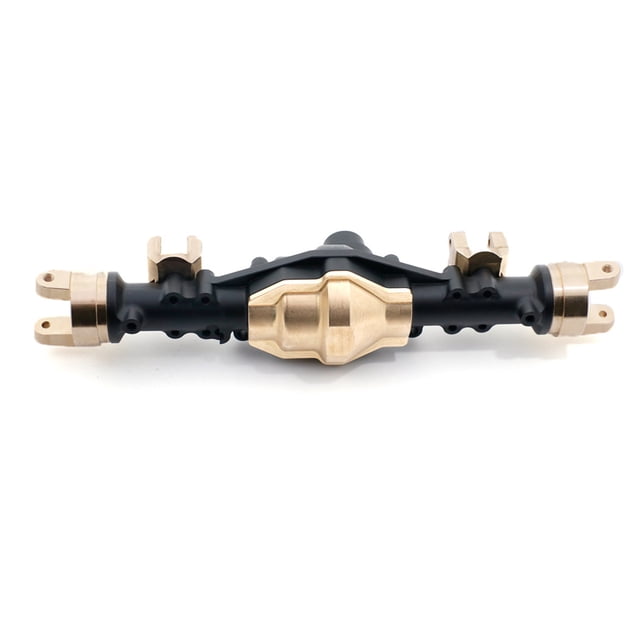 Maoww Parts Axle Front RC Upgrade Rear Spare Brass Housing Crawler Supply Car Adapter Compatible Replacement for YK4083 4082 Black Universal Rear Axle