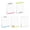 Colorful, variant on Apple Shaped Sticky Note Pad Assortment / 2 7/8” x 3 1/4” Modern Sticky Notes / Set Of Three Teacher Appreciation Sticky Note Pad Designs / Made In USA
