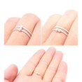 thumbnail image 1 of Anti Anxiety Ring with Adjustable Bead Spinning Stainless Steel Rings Spinning Ring Jewelry Gifts, 1 of 9
