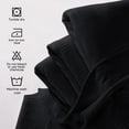 thumbnail image 4 of Utopia Bedding 100% Cotton Thermal Blanket Black Twin Size Soft, Lightweight, Breathable, Cozy Spring and Summer Blanket for Couch and Sofa, Home Room Decor Gifts for Women and Men (90x72 Inches), 4 of 4