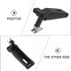 thumbnail image 4 of 2 piezas de cerradura de pestillo de puerta flexible de repuesto de goma y metal con centro de cierre, 4 of 7