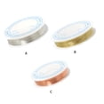 thumbnail image 4 of bedienty Jewellery Making Cord DIY Crafts Necklace Beading Wire Beads String Silver 1Set, 4 of 6