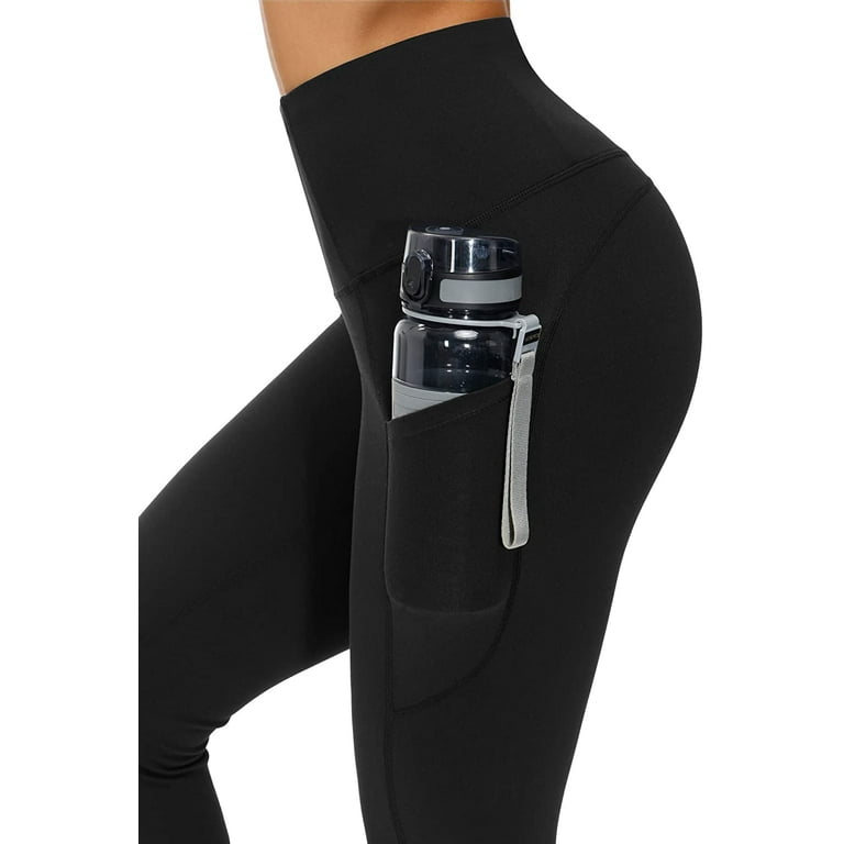 Thick High Waist Yoga Pants With Pockets, Tummy Control Workout Running  Yoga Leggings For Women#d921204