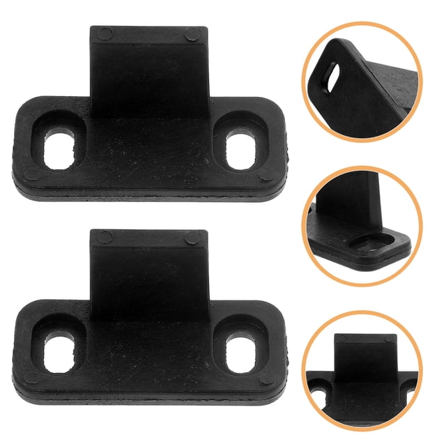 Phenofice 8Ud Kit Suave Para Puertas Guía De En Negro Fácil Instalación