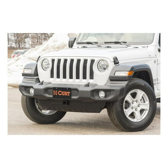 CURT 31086 2-Inch Front Receiver Hitch, Compatible with Select Jeep Wrangler JL, Gladiator