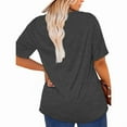 thumbnail image 4 of Anbech Merry Christmas Plus Size Shirts for Women Oversized T-Shirt Graphic Chrsitmas Tees Short Sleeve, 4 of 9