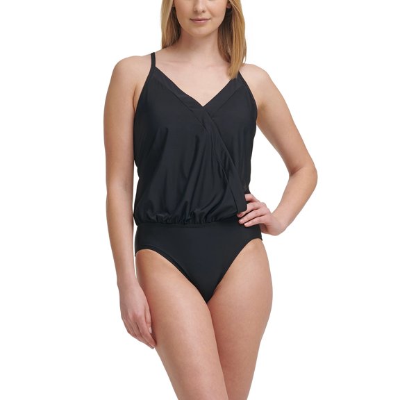 Calvin Klein Women's One-Piece Swim Bathing Suit Swimsuit Stretch Swimwear New