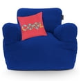 thumbnail image 1 of Sillón Individual Puff Sacoos Azul con descansa brazos, 1 of 8