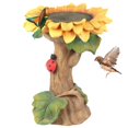 thumbnail image 2 of Billuyoard Alimentador de pájaros de resina para baño, resistente al desgaste, apariencia exquisita, adorno de jardín, decoración de patio, Juguetes para pájaros, 2 of 6