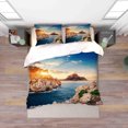 thumbnail image 1 of 3D Sunset Sky Sea Rock Funda nórdica Set Ropa de Cama Funda Nórdica Fundas de almohada 28, 1 of 3