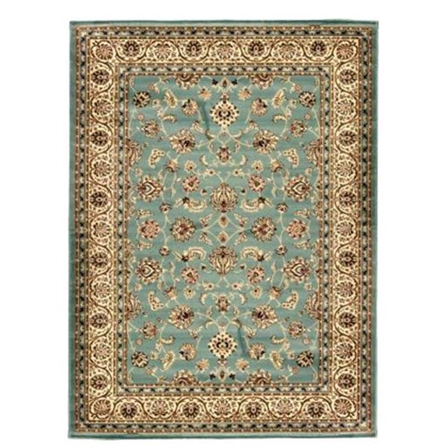 Well Woven Barclay Sarouk Tapis Traditionnel Bleu Clair