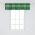 thumbnail image 2 of Ambesonne Abstract Window Valance, Diagonal Tartan Inspired, 54" X 12", Green Dark Magenta, 2 of 3