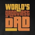 thumbnail image 3 of CafePress - World's Grooviest Dad Long Sleeve Dark T Shirt - Long Sleeve Dark T-Shirt, 3 of 4