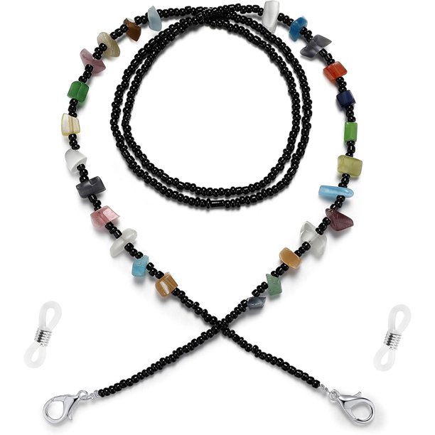 Cadena para gafas, soporte para correa, cordón, retenedor para gafas de moda, collar para gafas de lectura Crimmy