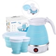 thumbnail image 1 of Hervidor eléctrico portátil WADEO 600 ml con cuenco y tazas de 400 W, 1 of 9