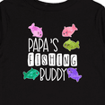 thumbnail image 4 of Inktastic Papa's Fishing Buddy with Colorful Fish Boys or Girls Long Sleeve Toddler T-Shirt, 4 of 5