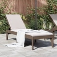 thumbnail image 1 of vidaXL Chaise Longue Brune 186x60x29 cm PP, 1 of 5