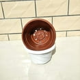 thumbnail image 5 of 4 Pieces Flower Plant Pots Chain Basket Planter Holder Round Hanging Fence Railing Wall Planter Plant Containers - Snngv, 5 of 5