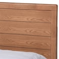 thumbnail image 2 of Baxton Studio Lisa Ash Walnut Brown Finished Wood Queen Size 3-Drawer Bed, 2 of 11