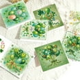 thumbnail image 2 of FLOPESN 6-Pcs St. Patrick's Day DIY Foldable Diamond Art Greeting Cards - Holiday Blessings Gift Set with Envelopes, 15x15cm, 2 of 8
