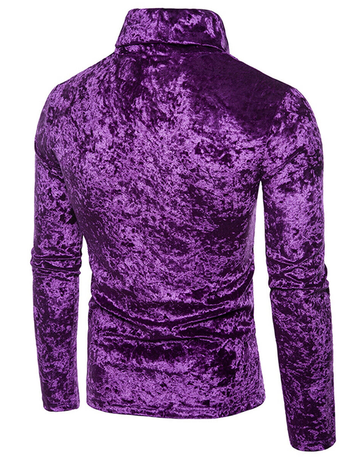 mens velour turtleneck