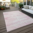 thumbnail image 6 of Addison Rugs Chantille Indoor/Outdoor Transitional Stripes Pink Washable Rectangle Rug, 8' x 10', 6 of 6