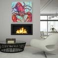 thumbnail image 6 of Epic Art 'Lilly Lobster III' by Jeanette Vertentes, Acrylic Glass Wall Art, 36"x36", 6 of 10