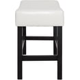thumbnail image 6 of Christopher Knight Home Lopez Backless Leather Counter Stools, 2-Pcs Set, Ivory 2-Pcs Set Ivory, 6 of 13