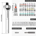 thumbnail image 2 of OKYMOTOR 40 in 1 Magnetic Ratchet Repair Phillips Screwdriver Set 60Tooth Gear Multi Bit Drive Rust Proof for Bikes Appliances Furniture Repair, 2 of 7