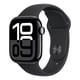thumbnail image 1 of Apple Watch Series 10 GPS • Caja de aluminio negro azabache de 42 mm • Correa deportiva negra - M/L - Distribuidor Autorizado, 1 of 8