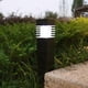 thumbnail image 5 of Luces solares para jardín, iluminación LED automática, brillante, para paisajismo, duraderas, resistentes a la intemperie, para caminos exteriores, decoración de patios, Aestivo | Negro |, 5 of 7