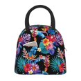 thumbnail image 1 of Fotbe Tropical Palm Leaves Bolsa de Almuerzo con Estampado, Lonchera Aislada, Contenedor de Comida Reutilizable Tipo Cooler a Prueba de Fugas, 1 of 6