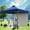 Black Iron Pipe + Navy Blue Cloth_Navy Blue, variant on Luku 10x10 FT Pop Up Canopy Tent with Removable Sidewall & Vented Roof, Adjustable Height, Heavy Duty Outdoor Gazebo for Patio, Garden, Event, Beach, Backyard