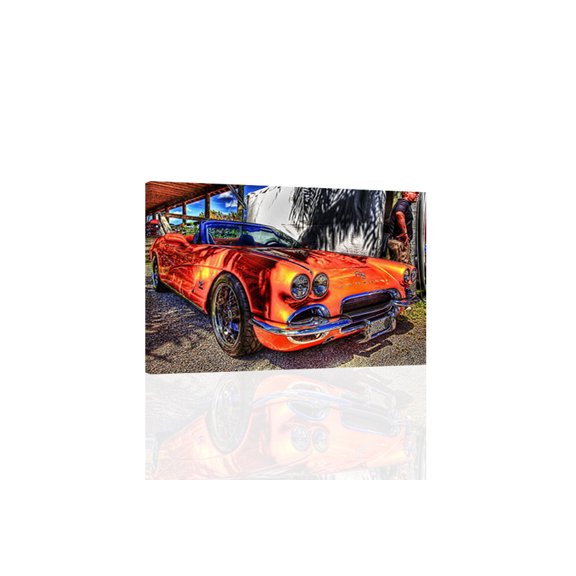 1961 Chevrolet Corvette Convertible- CANVAS OR FINE PRINT WALL ART
