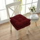 thumbnail image 2 of Cojín capitoné para asiento de silla, cojines de silla para muebles de patio, cojín de tatami para el , para para hogar, patio, 19 "x 19 Vino rojo, 2 of 4