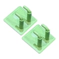 thumbnail image 1 of Ganchos para colgar raqueta de bádminton Colamx 2 uds Acero inoxidable Verde, 1 of 8