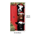 thumbnail image 3 of HomeKingdee Christmas Door Cover Decoration Funny Merry Christmas Door Cover Backdrop for Xmas Holidays New Year Party, 3 of 6