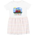 thumbnail image 3 of Inktastic I Love Trains Girls Toddler Dress, 3 of 5