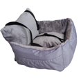 thumbnail image 1 of Asiento para Coche para Perros, Asiento Elevador Tipo Nido, Perros Pequeños Y Medianos Desmontable Antideslizante, Cama para Transportar Mascotas, Caj Gris, 1 of 10